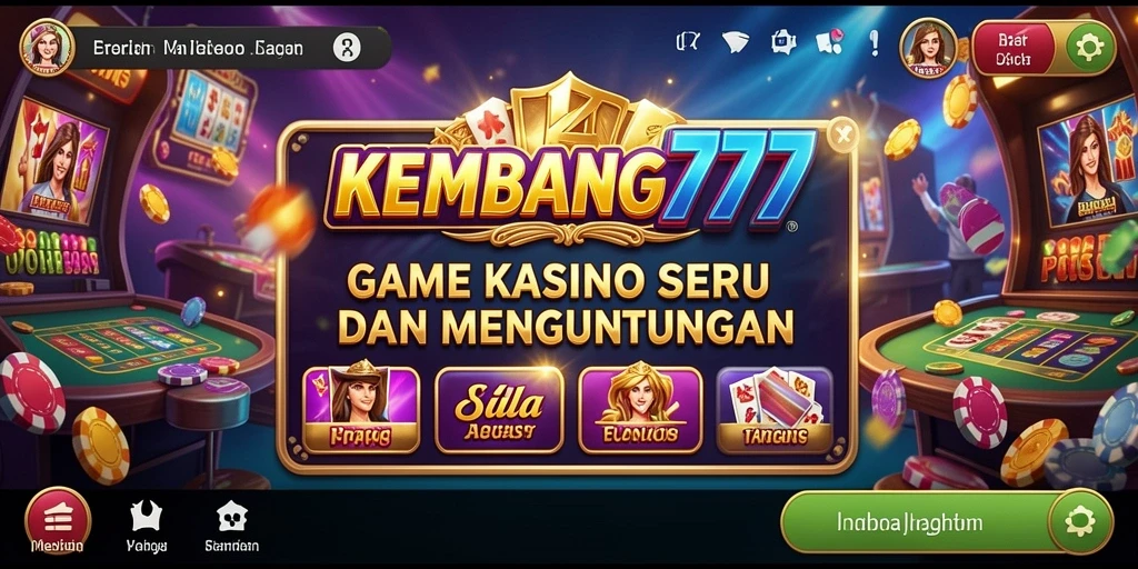 Screenshot KEMBANG777 menampilkan pengalaman gameplay Kasino yang menarik.