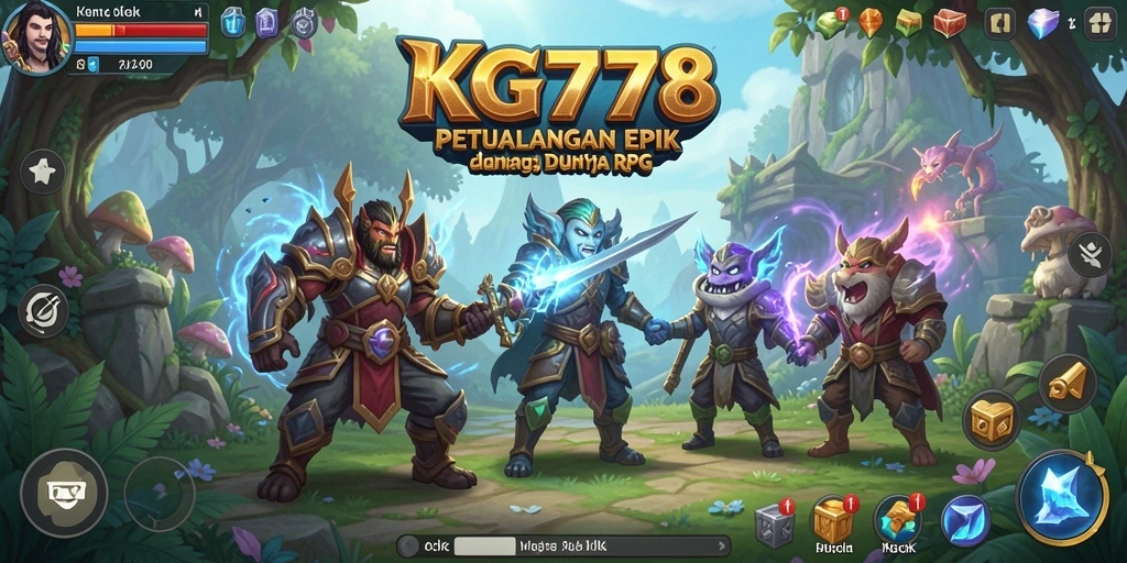 Tampilan gameplay seru dalam dunia RPG yang penuh tantangan.