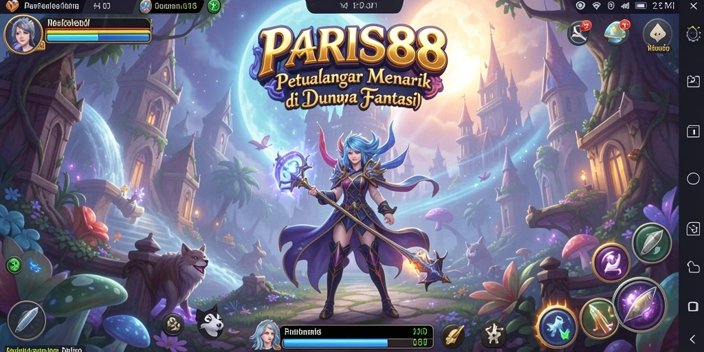 Tampilan gameplay menarik dari PARIS88 dalam dunia petualangan.
